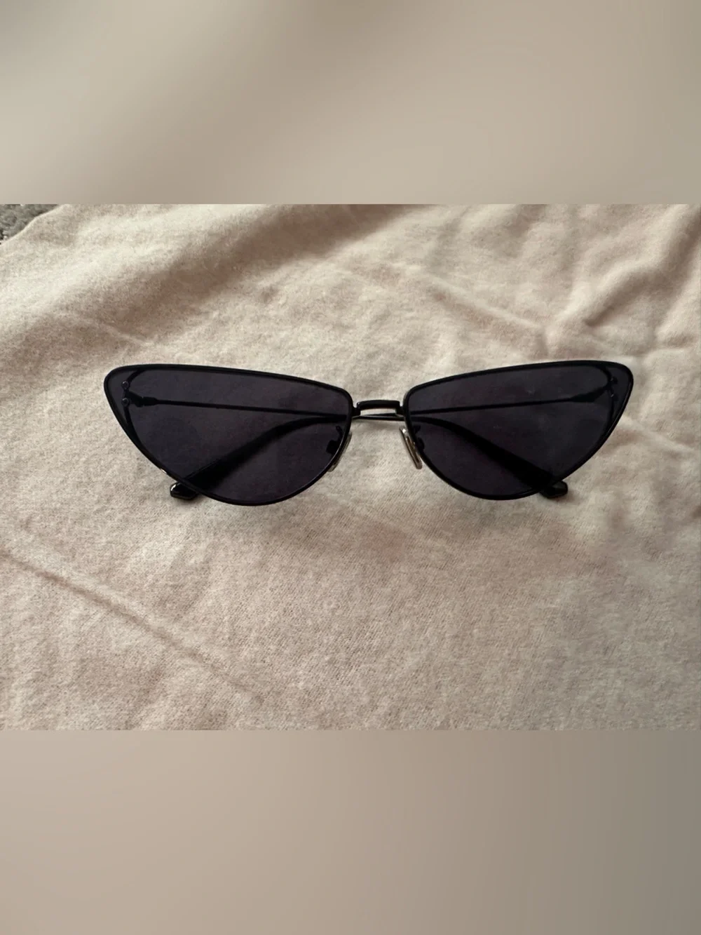 Cat Eye Miss Dior B1U Sunglasses Blue Gunmetal